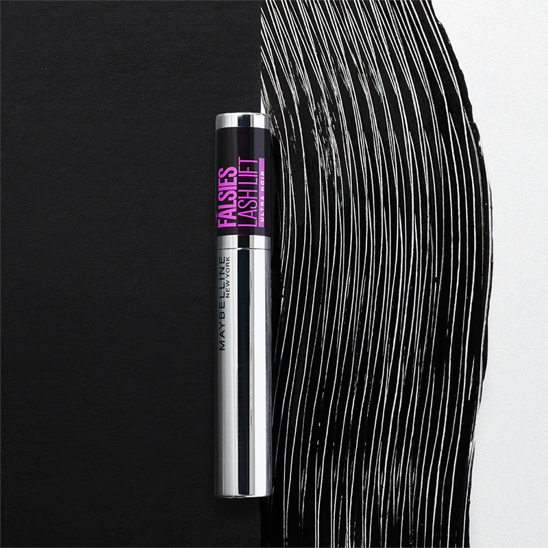 MAYBELLINE NEW YORK Maskara The Falsies Lash Lift Extra Black, ki podaljša in zgosti trepalnice