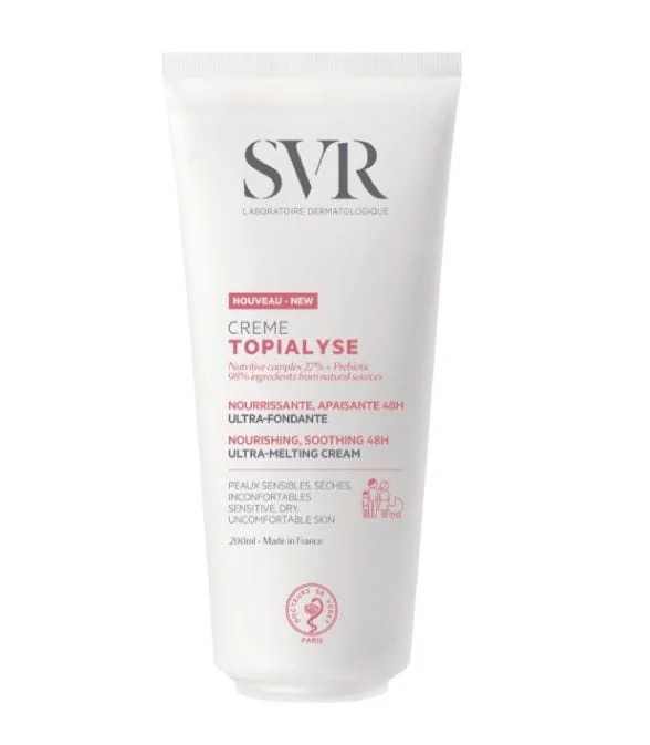 SVR Topialyse Crème 200 ml Verzachtende en kalmerende crème voor gezicht en lichaam