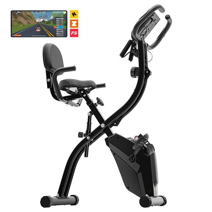 KZYNTH KB-S2 4-in-1 Klapp-Heimtrainer — 8 kg Schwungrad, 16 Widerstandsstufen, Cardio, Vernetzt (App)