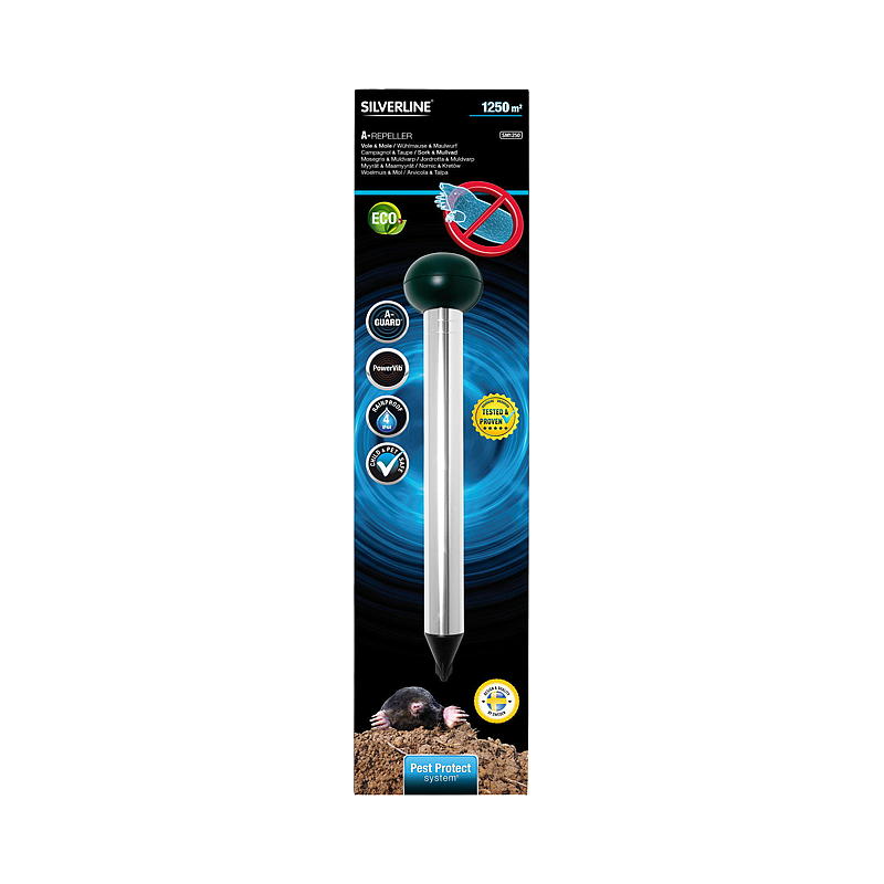 Repelente para ratas y topos Silverline