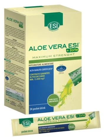 ESI Esi Aloë Vera Sap + Forte 24 Zakjes Drink Reinigend Voedingssupplement