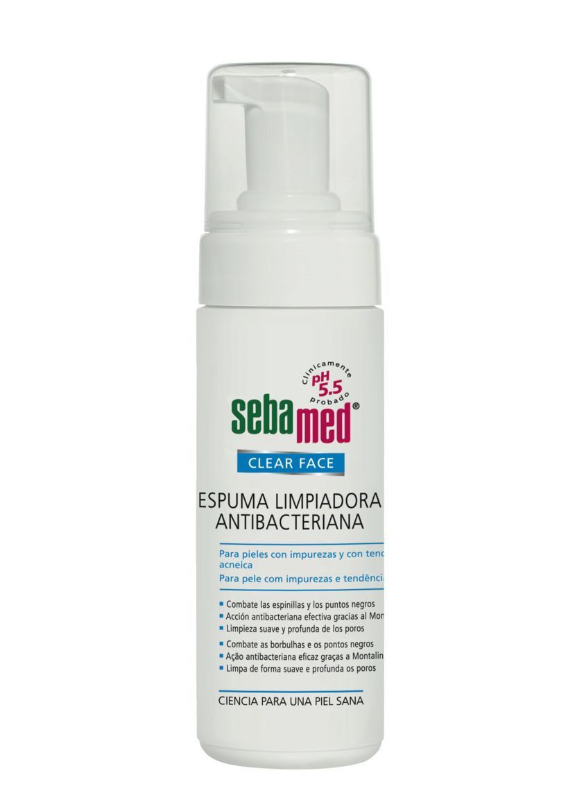 Clear Face antibakteriālas tīrīšanas putas Sejas tīrīšanas līdzeklis no aptiekas