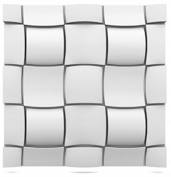 Styropianowe Panele Ścienne 3D 60X60 Rubik