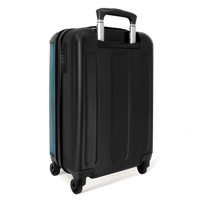 Valise Cabine - NoBoringSuitcases - Bagage à Main 55x35x20cm - Légère et Rigide - avec 4 roulettes - 36L - Camion monstre