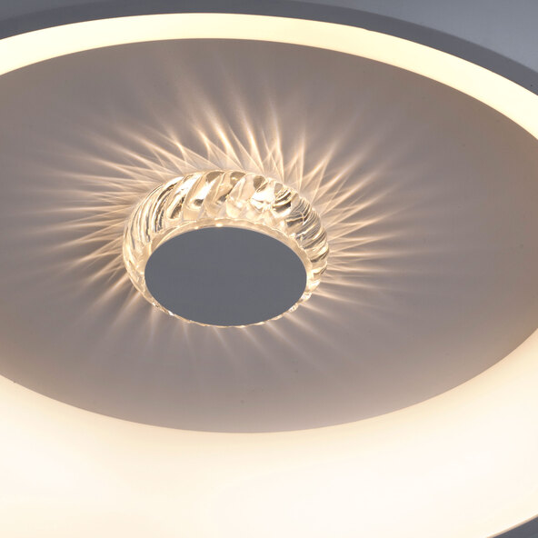 Φωτιστικό οροφής LED KUNEO, Ø 45 cm, λευκό
