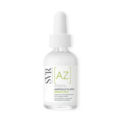 SVR AZ Ampoule Flash Sebiaclear Punoitusta ja epäpuhtauksia ehkäisevä ampulli 30 ml 30 ml