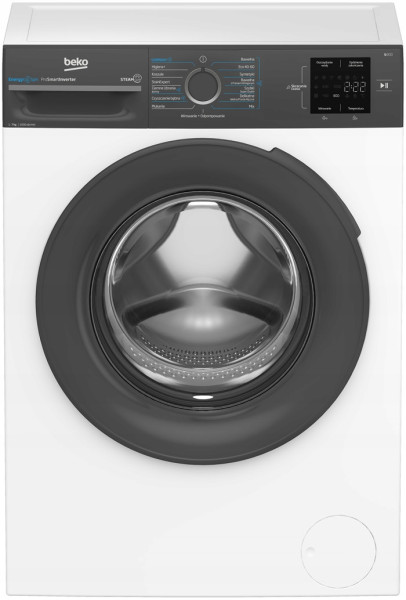 Pralka Beko BM3WFSU37015WAR Wyświetlacz OptiSense 15 Programów 7kg 60cm