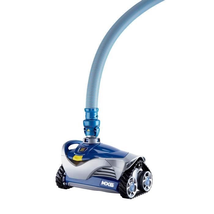 ZODIAC - Robot nettoyeur aspirateur hydraulique fond et parois - MX6 - Pour piscines jusqu'à 10x5m