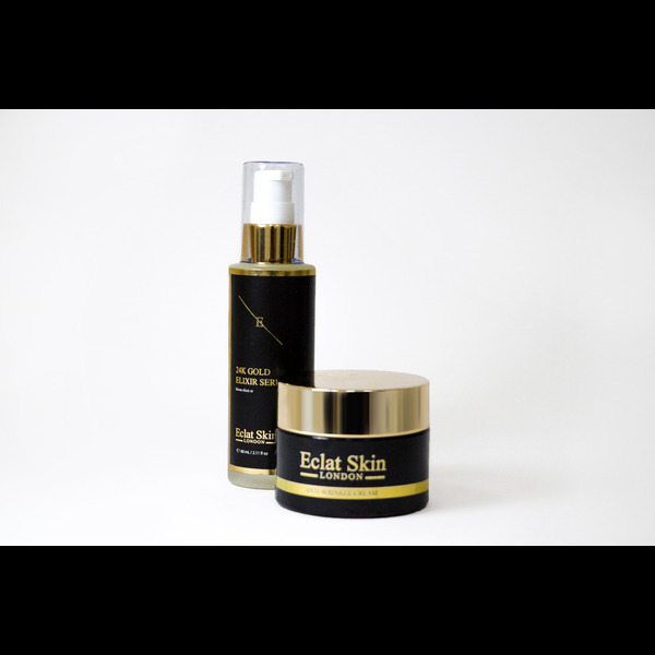 Eclat Skin London Elixir Serum 24k Gold + krém proti vráskám