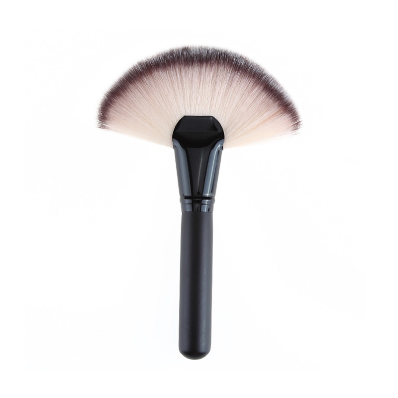 Make-upkwast in waaiervorm voor poeder, concealer, mixmarker, highlighter, make-upkwast, nagelkunstkwast voor make-up