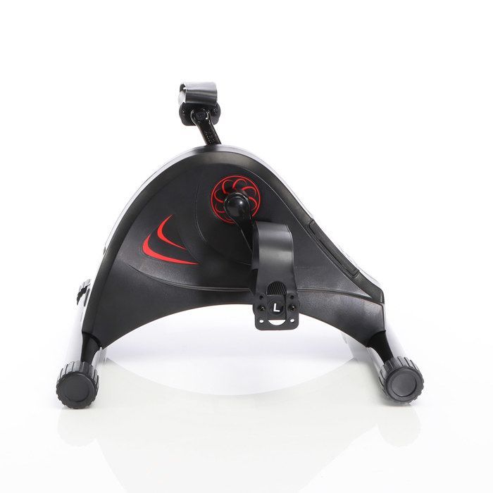 LUXTRI Petit home-trainer électrique - 80 W - 390 x 350 x 326 mm - Capacité de charge max. 120 kg - avec Pédales Écran d'affichage -
