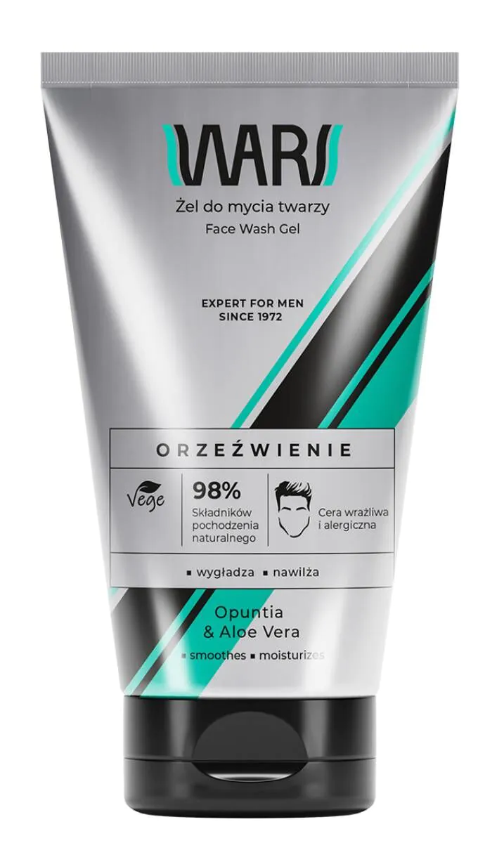 Wars Expert For Men Orzeźwiający żel do mycia twarzy 150ml