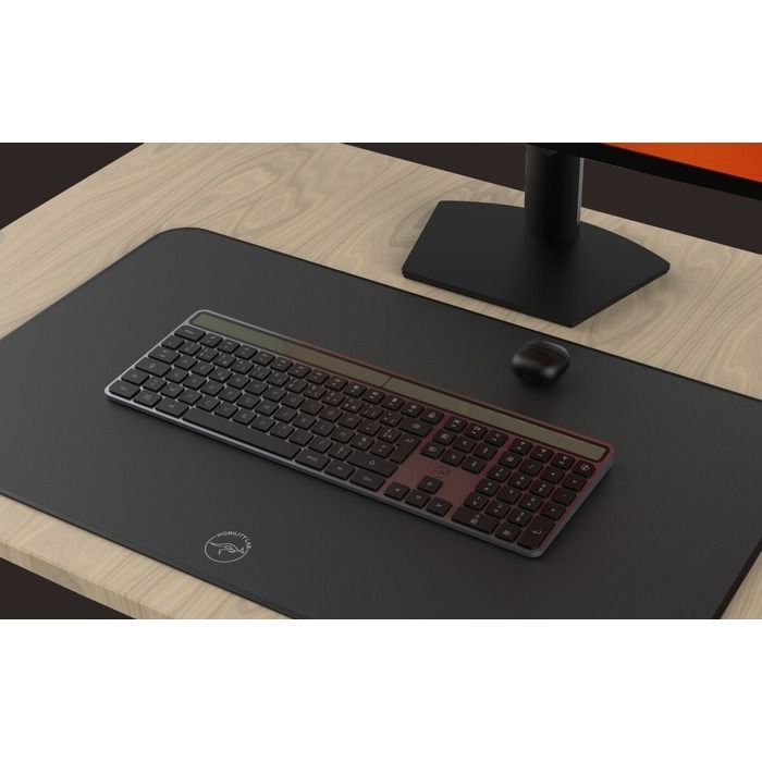 Keyboard - Flat keys - MOBILITY LAB - KS720W - Full-size - AZERTY - Solar powered - No backlight