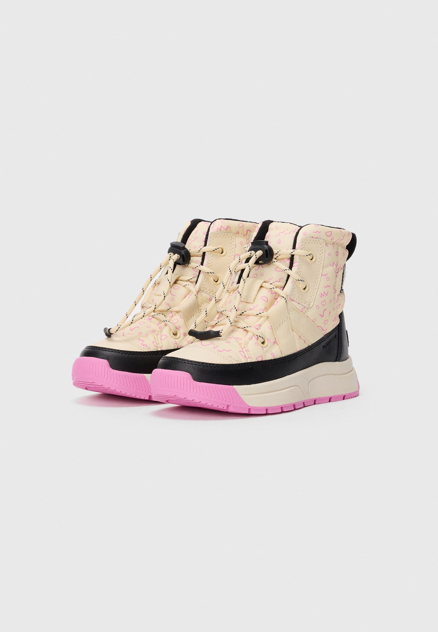 Sorel WHITNEY III UNISEX - Winterlaarzen - honingwit/zwart
