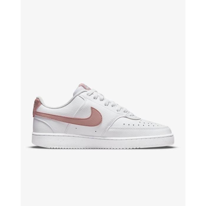 Zapatos de mujer - NIKE - COURT VISION LO - Blanco/Rosa - Comodidad para el día a día - Estilo urbano