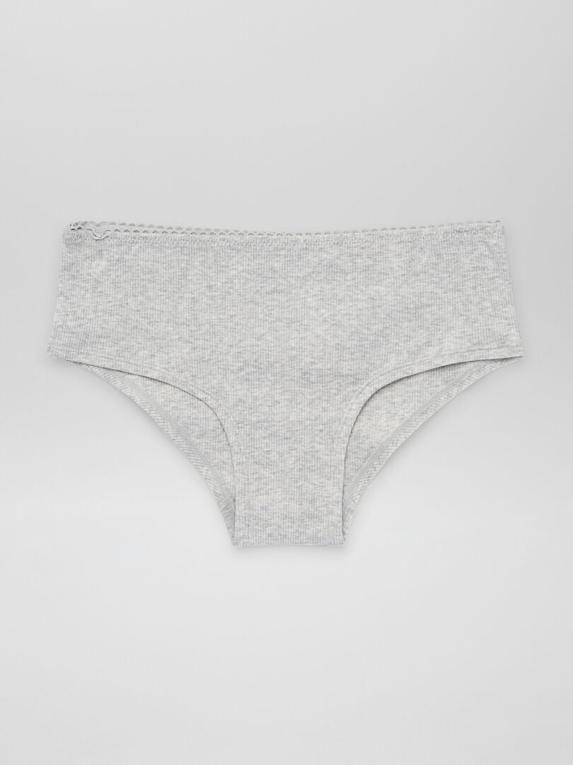 Set van 2 gebreide culottes - WIT