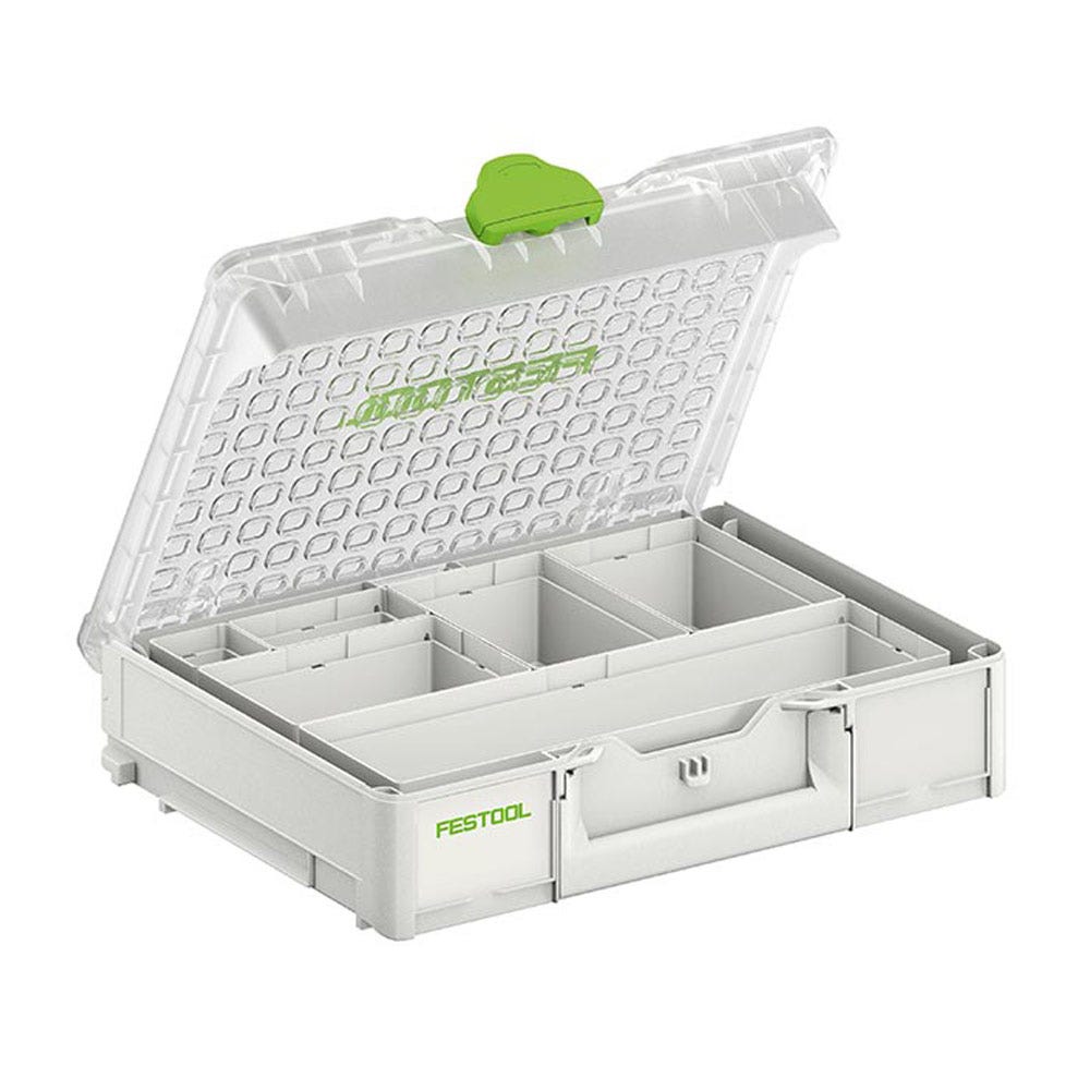 Organizador FESTOOL Systainer3 de 89 mm x 396 mm com 6 compartimentos - Médio 204854