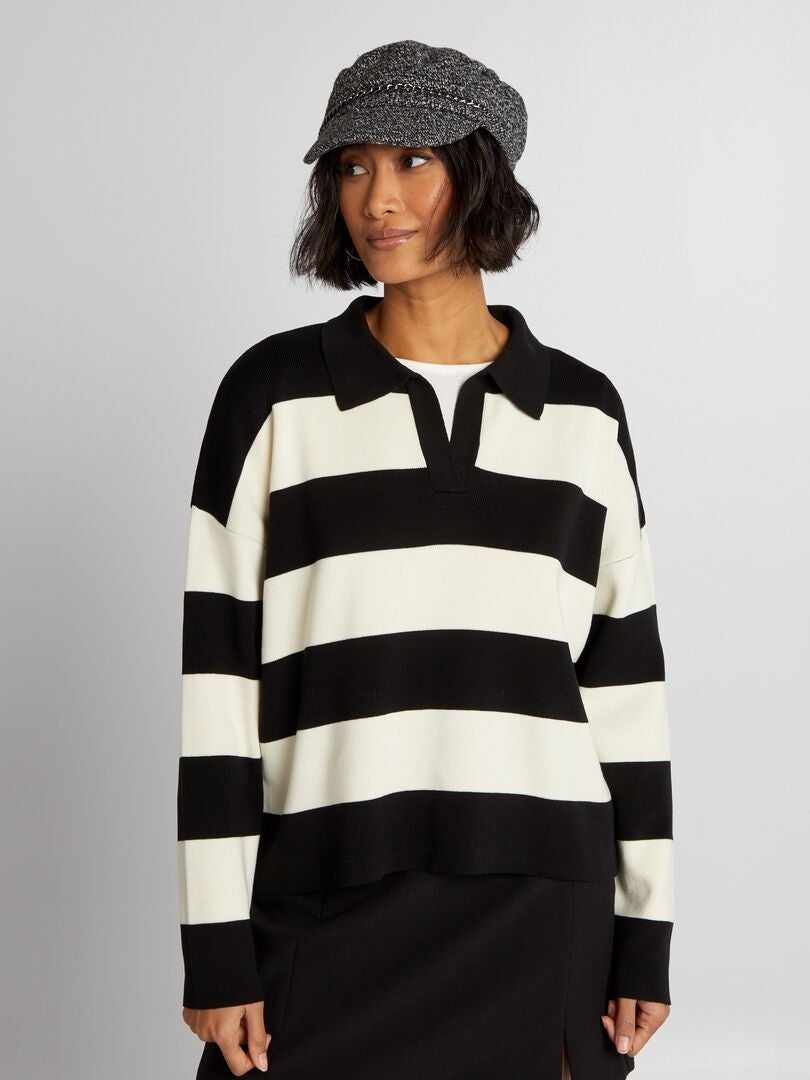 Jersey de punto - NEGRO