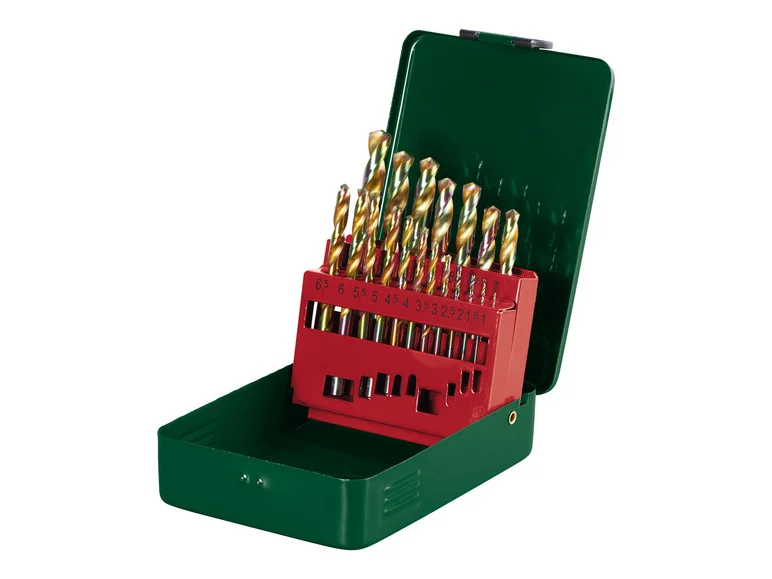 Conjunto de brocas PARKSIDE® para aço, madeira ou pedra.