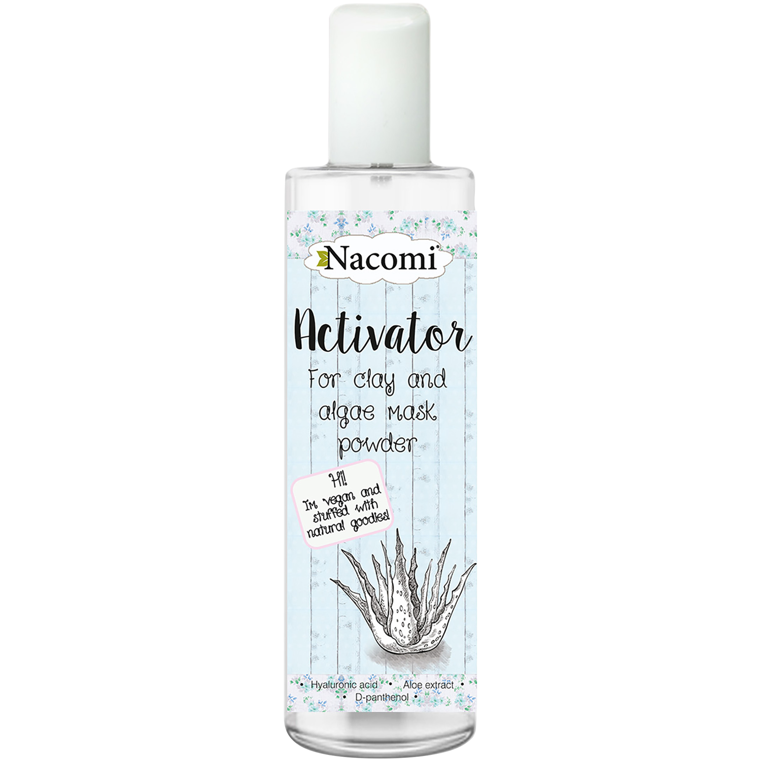 Nacomi aktivator för lera och lösa masker 250ml Aktivator