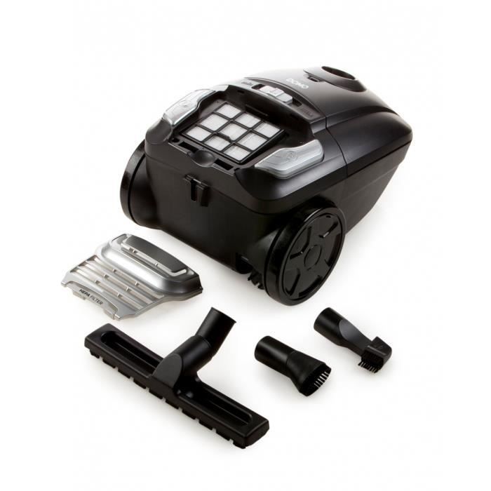 Aspiradora cilíndrica con bolsa DOMO DO7285S - 700 W - 69 dB - A - Gris