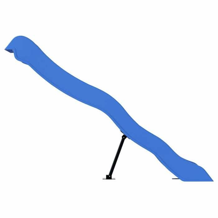 vidaXL Blue Play Slide 174x38 cm Polypropylene, Garden Play Equipment, Garden Play Slide 826598