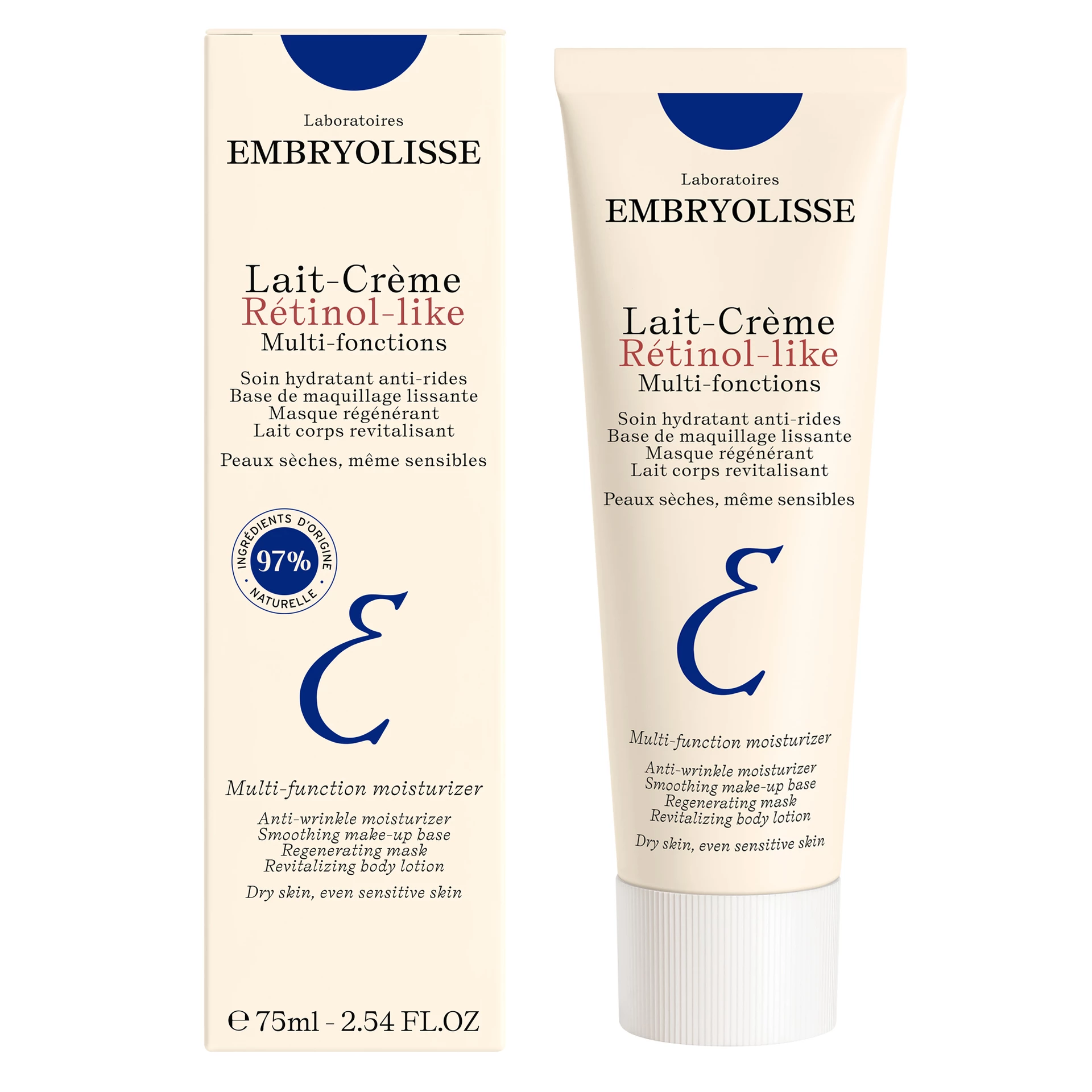 Lait-Crème Rétinol-Like 75 ml - Embryolisse
