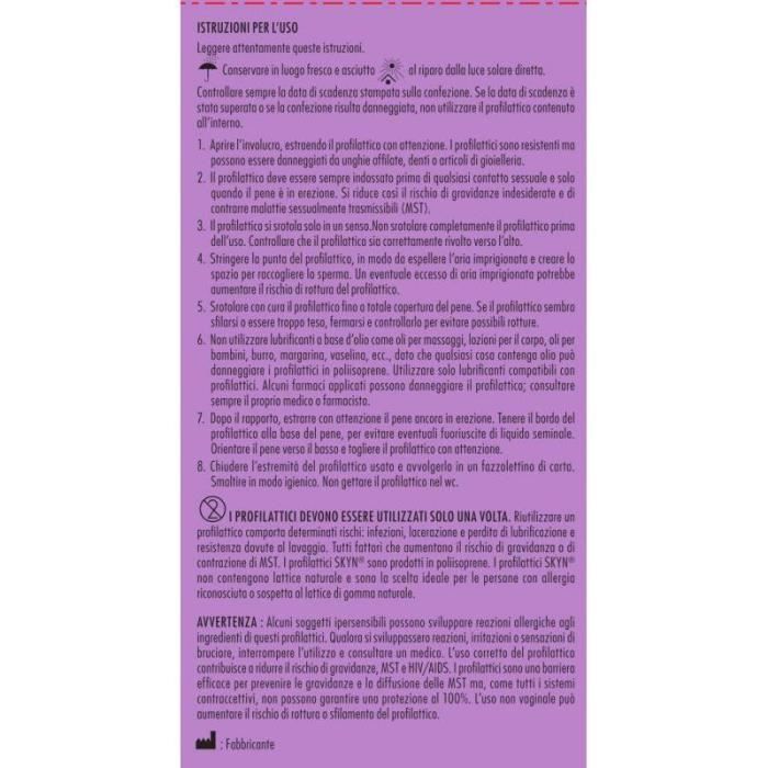 Confezione originale Skyn da 40 preservativi senza lattice - 200101