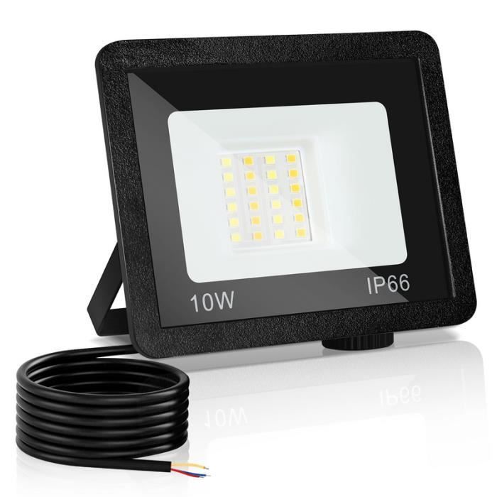 Foco LED Hengda - 10W - Resistente al agua IP66 - 3 colores - Ángulo de haz de 120°