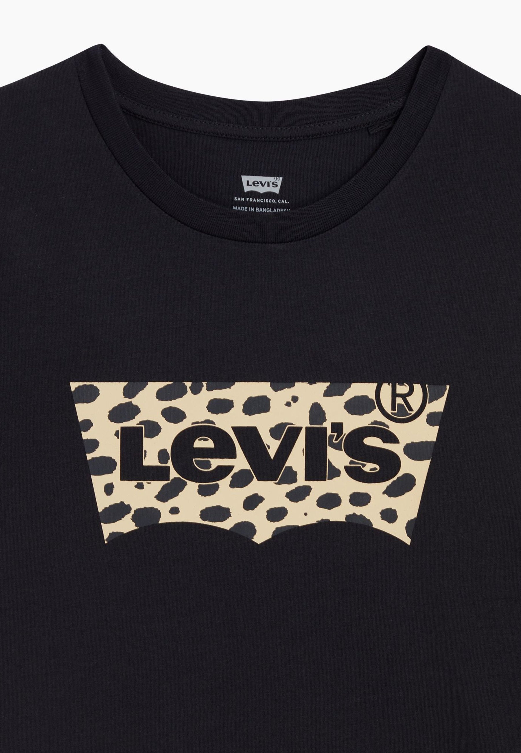 Levi's® THE PERFECT TEE - T-shirt met print - zwart