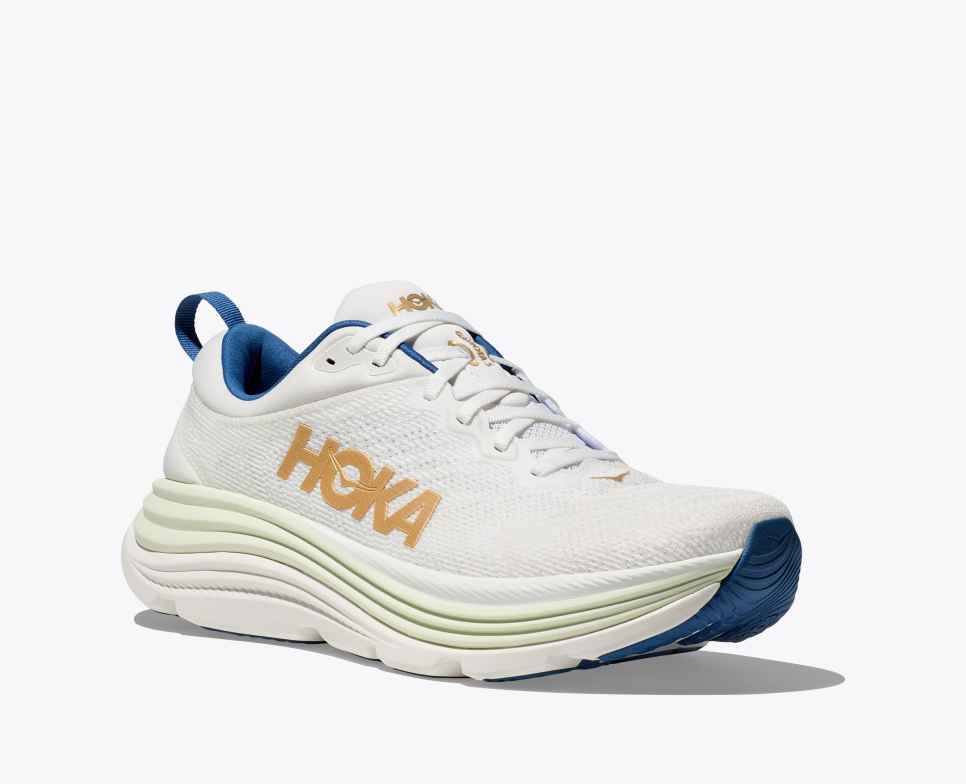 HOKA Gaviota 5 Frost / Gold