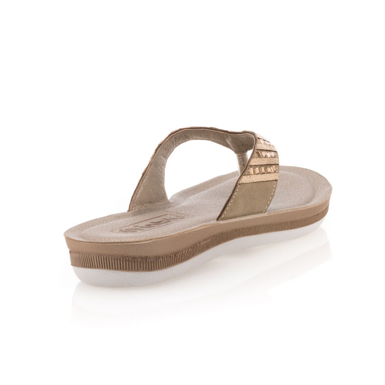 Női sárga flip-flop papucsok / tanga szandálok
