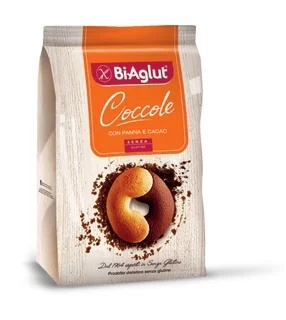 BIAGLUT Biscuits sans gluten Biaglut Coccole 200g, idéaux pour le petit-déjeuner