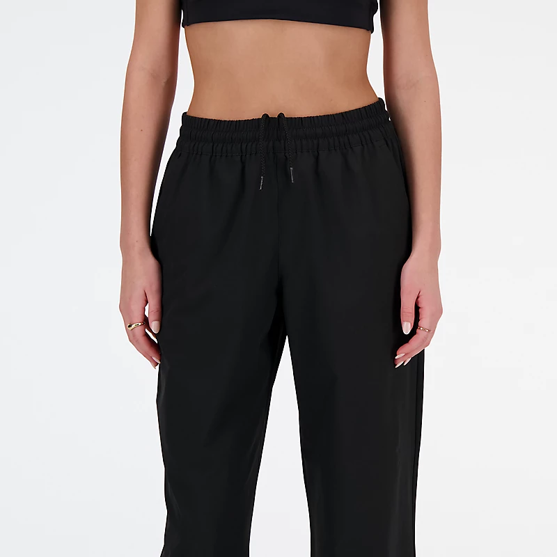 Femme Athletics Stretch Geweven Joggingbroek - ZWART