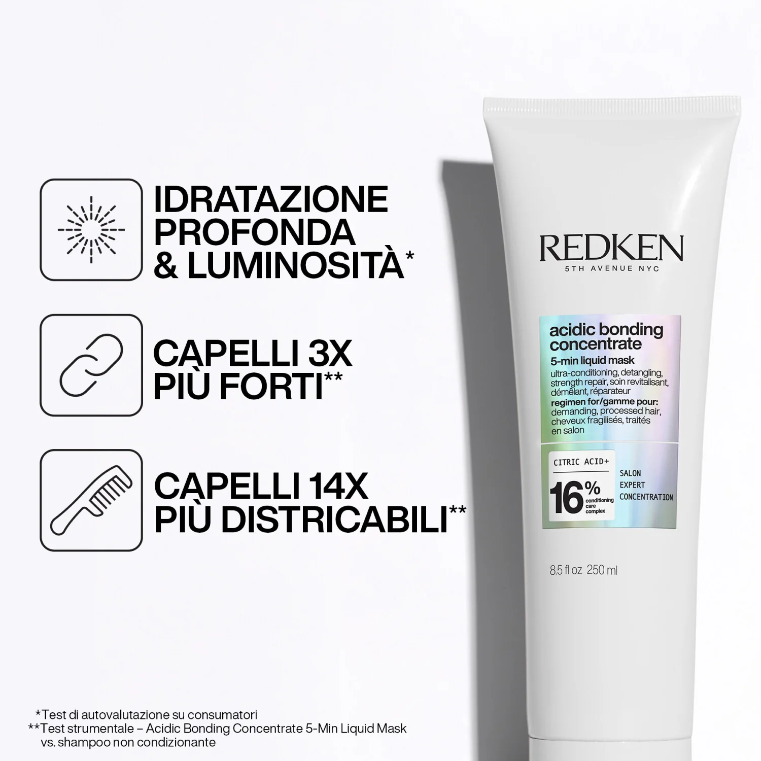 Acidic Bonding Concentrate 5-Min Liquid Mask - Maschera Idratante Capelli, Maschera Riparatrice Capelli
