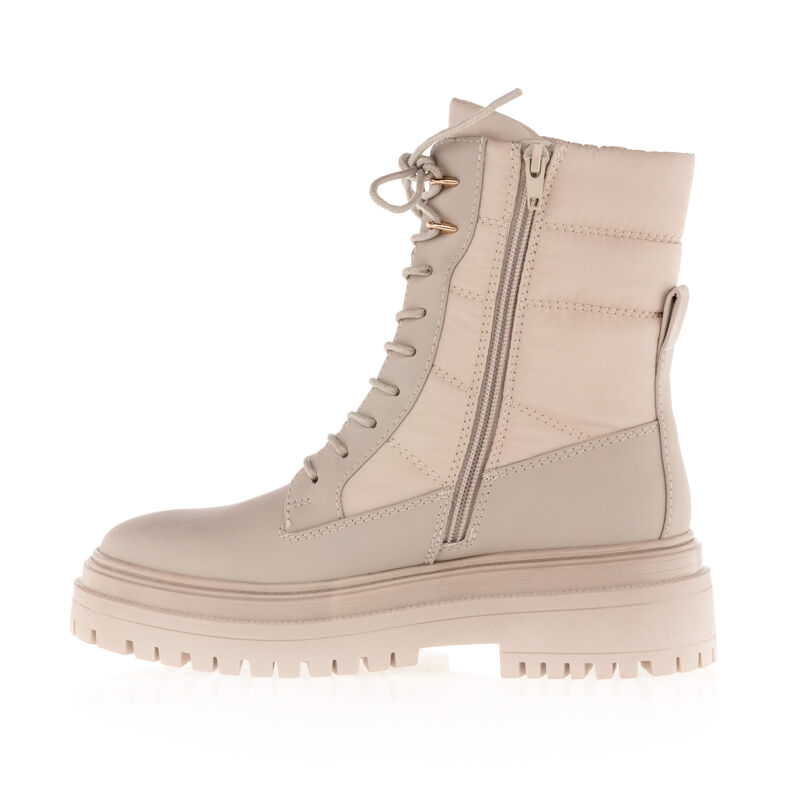 Beige dameslaarzen / enkellaarzen