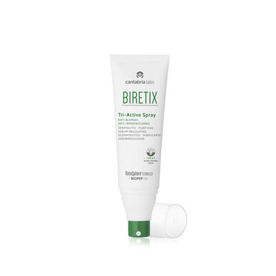 Biretix Tri-Active Anti-Blemish Spray, puhdistava vartalosuihke, öljynhallinta, 100 ml