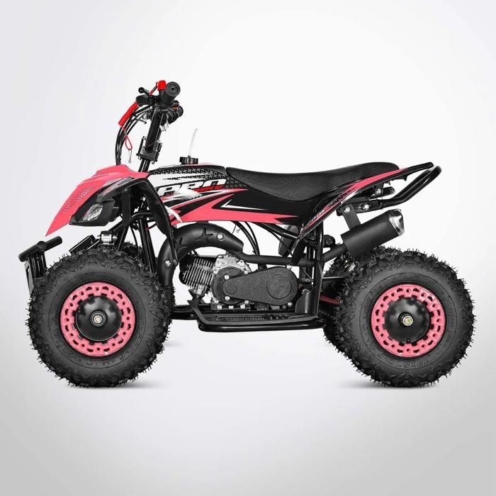 Quadriciclo de bolso TIRAX 49 - Mini quadriciclo infantil 50cc - Rosa