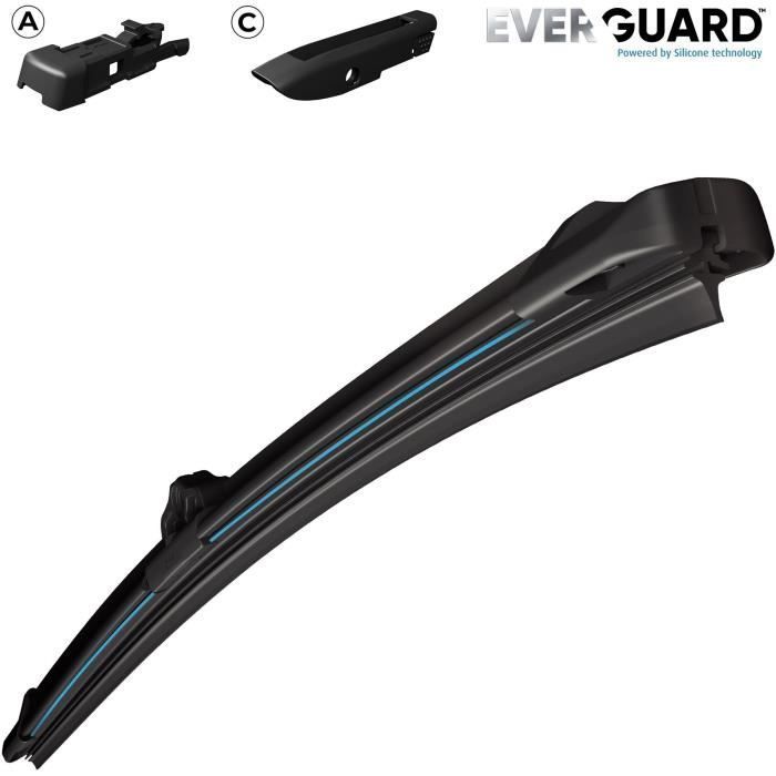 Escobilla limpiaparabrisas de silicona Everguard vsf35 x1 350 mm - VALEO - 566001