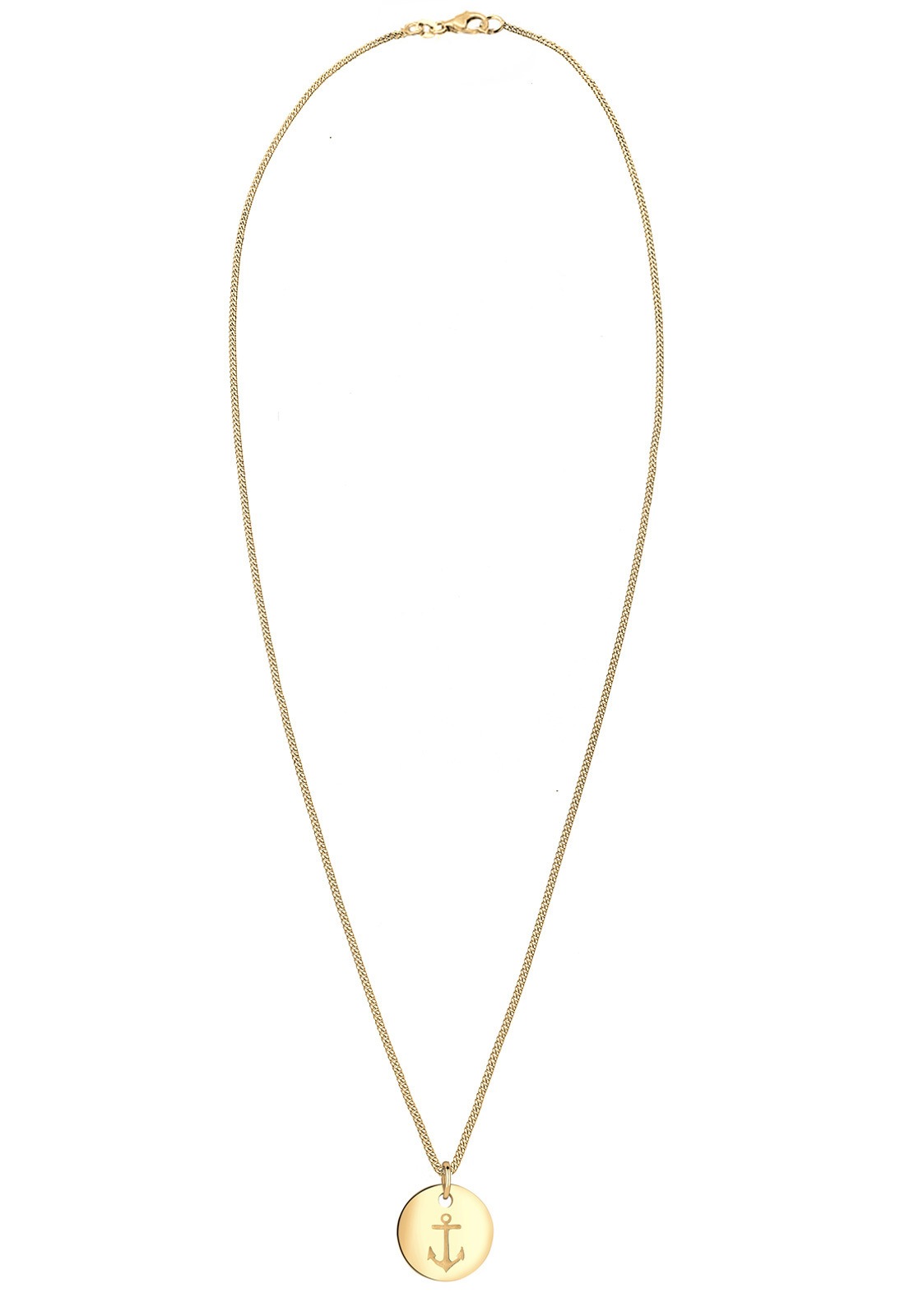 Elli Femme Pendentif d'Ancre een Argent Sterling 925