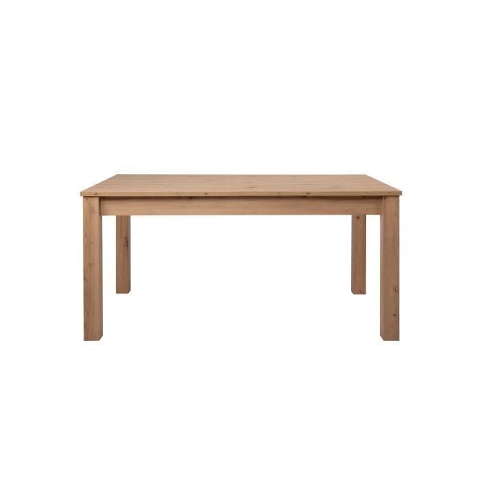 Mesa de comedor extensible para 6-10 personas - Rectangular - MDF - Estilo industrial - Bergen - L 160-200 x An 75 x Al 90 cm