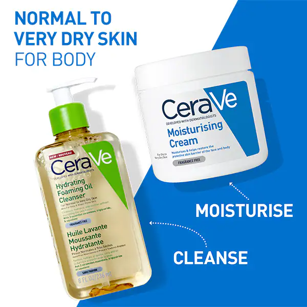 Detergente oleoso schiumogeno idratante CeraVe - Pelle molto secca 236 ml