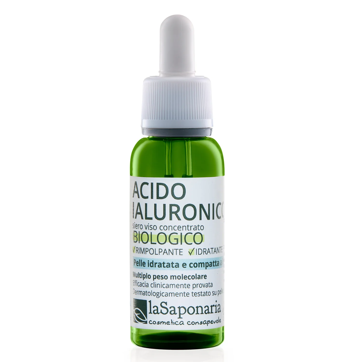 Attivi Puri Acido ialuronico multiplo peso molecolare attivo puro - Siero viso antirughe, Siero viso idratante