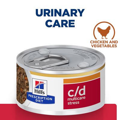 Hill's Prescription Diet Feline c/d Urinary Stress Stew -kanaa