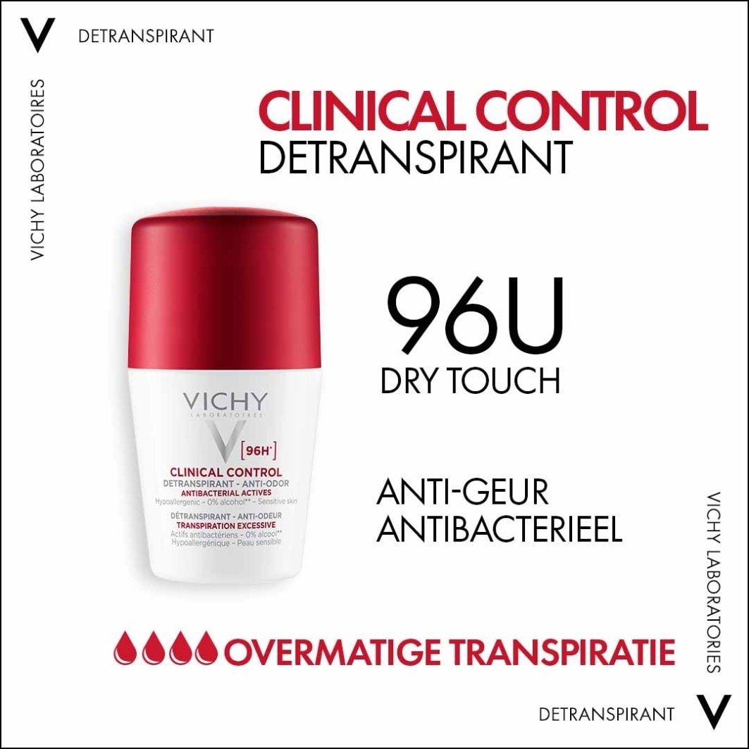 Vichy Deodorant Clinical Control 96H Deodorant - 50 ml