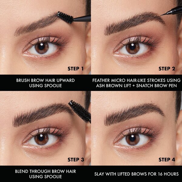 Stilou de tentă pentru sprâncene NYX Professional Makeup Lift & Snatch Ash Brown
