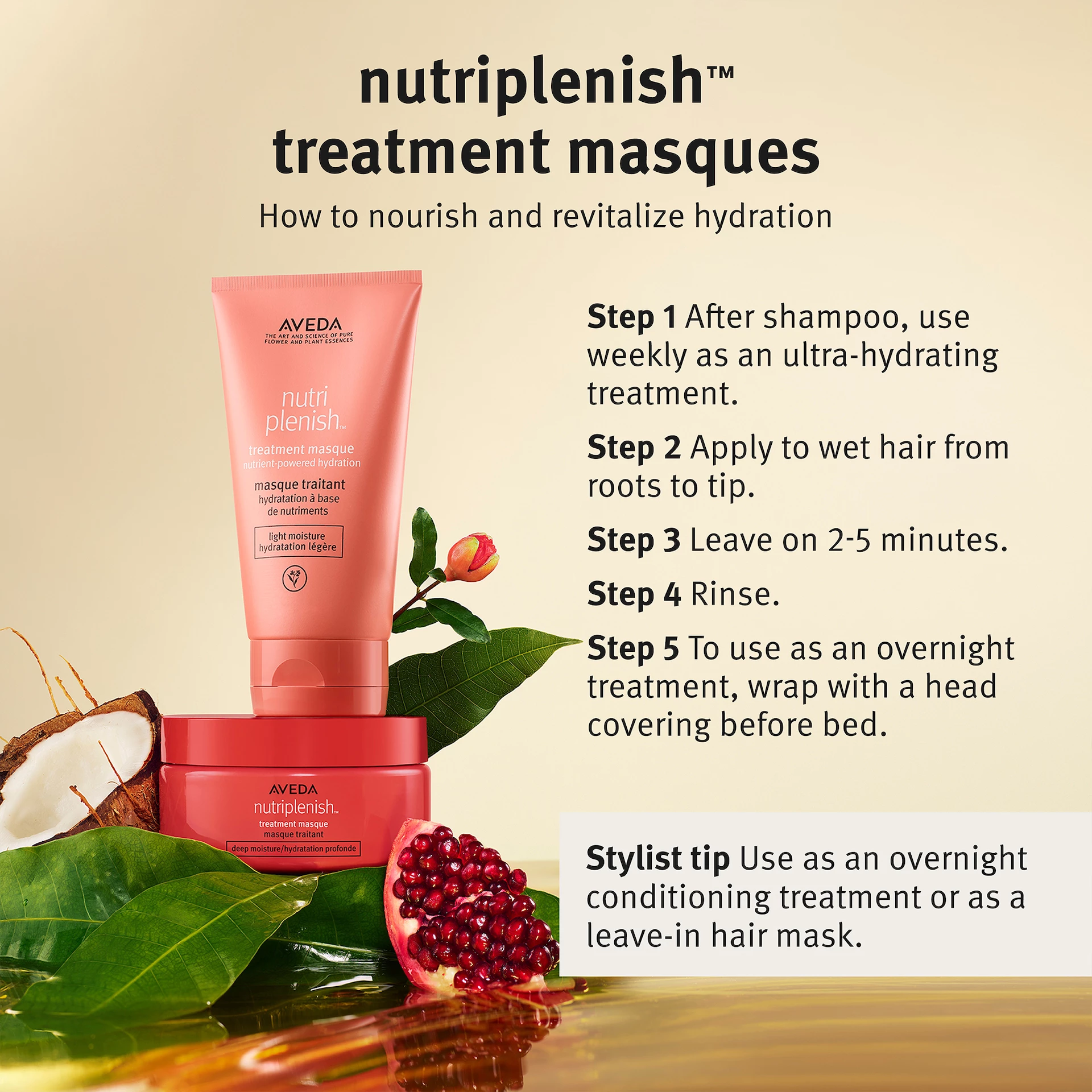 Nutriplenish Treatment Masque Deep Moisture 200 ml - Aveda