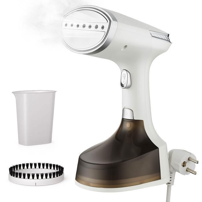Vertical Garment Steamer, 1500W Handheld Steamer, 300ml Garment Steamer, Travel Iron, 20s Heat-Up