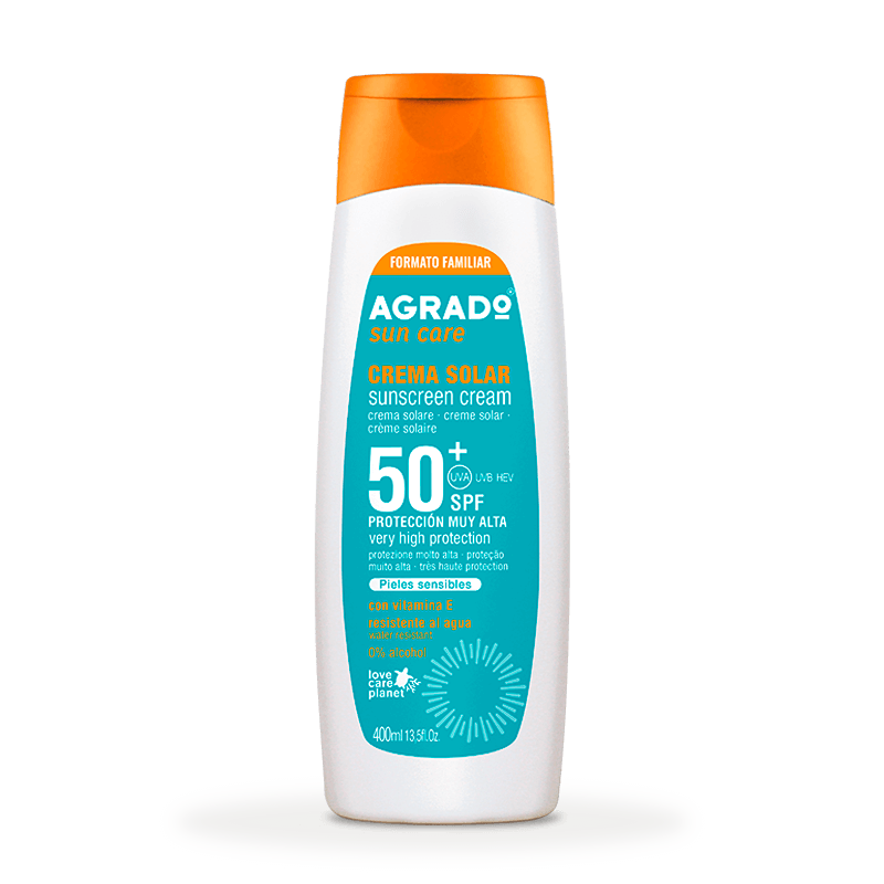 Apsauga nuo saulės su SPF 50 Apsauga nuo saulės jautrioms vietoms