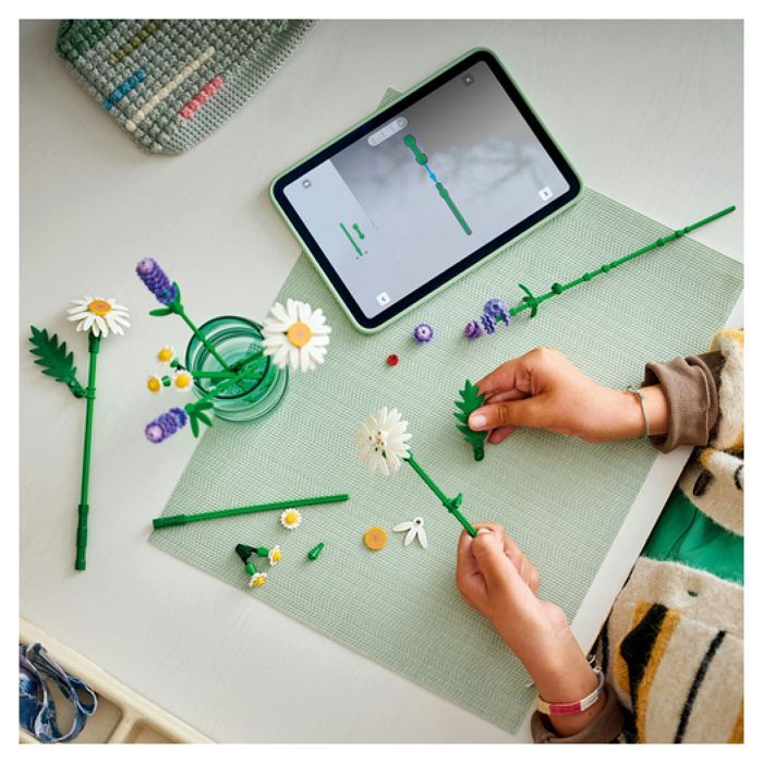 LEGO Botanicals 11508 Margherite - Set di bouquet artificiali per bambini dai 9 anni in su - Fiori colorati